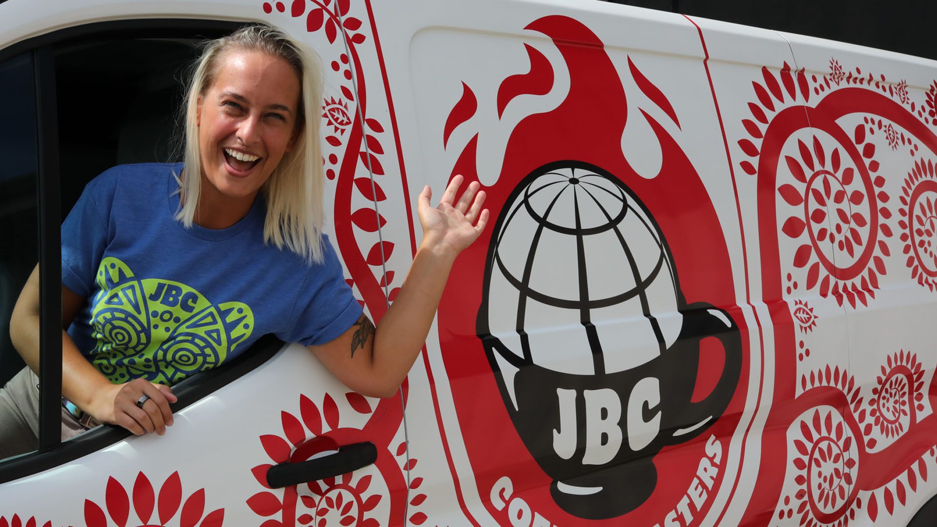 JBC Coffee Roasters Van was Wrapped by Madison Graphics Company