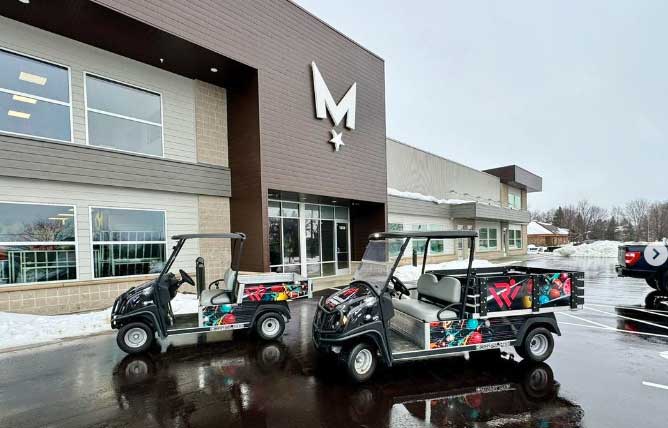 Electric Golf Cart Vehicle Wraps