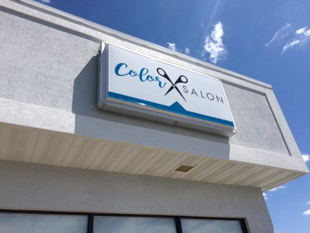 Color Salon Sign Board Madison WI
