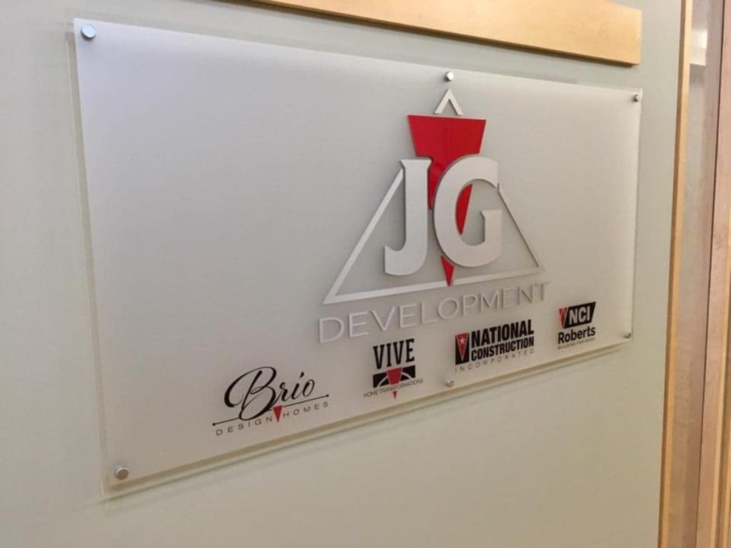 JG Development Signage Madison WI