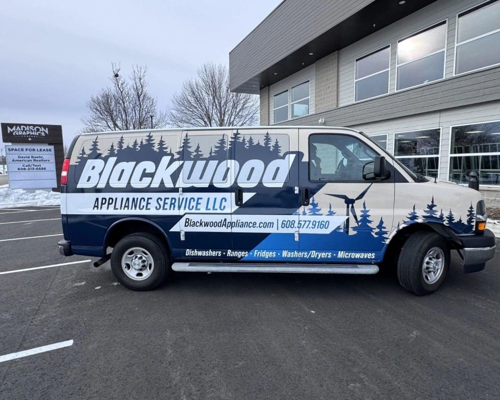 Blackwood Appliance Fleet Graphics Wisconsin