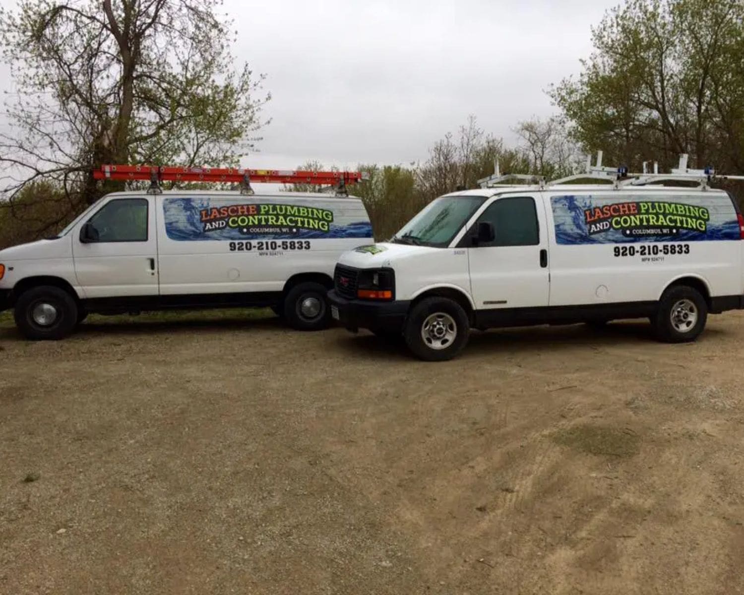 Laschge Plumbing Fleet Graphics Wisconsin